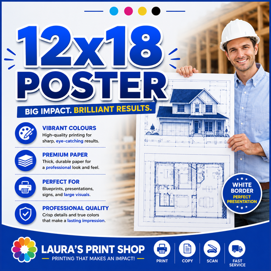 12X18 Colour (White Border)