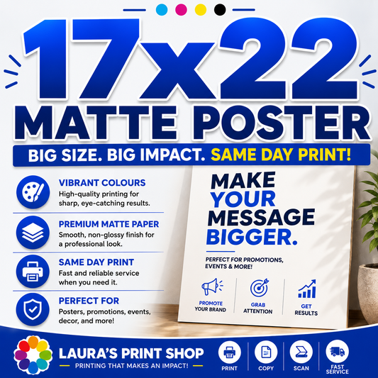 17x22 Matte Poster