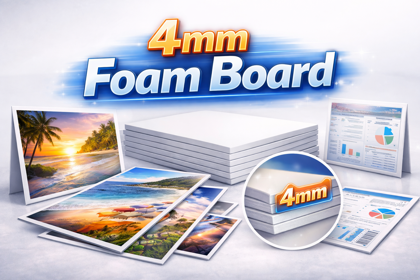 4mm Foam Board - 2 Sided