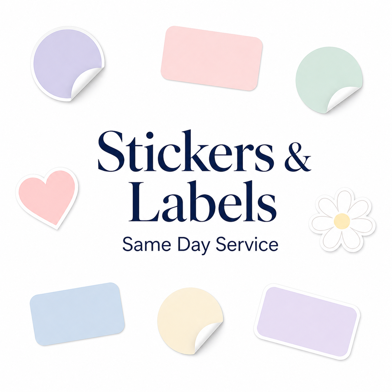 Stickers - Same day service